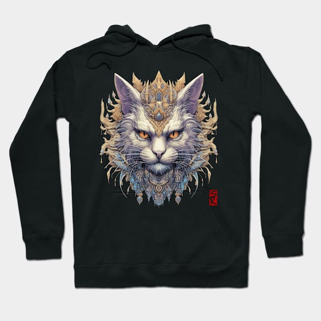 Evil cat Hoodie by siriusreno